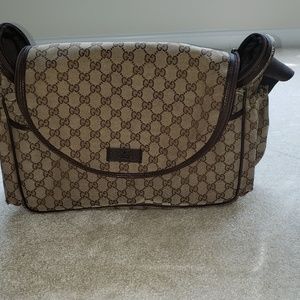 Gucci diaper bag